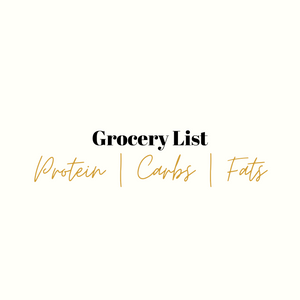 Clean Grocery List